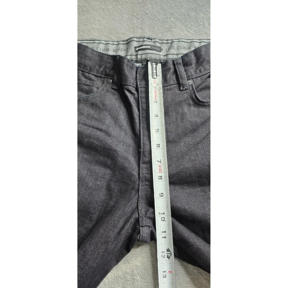Black Diamond Equipment Mission Wool Denim Pants Mens 30x30 (30x29) Black Blue